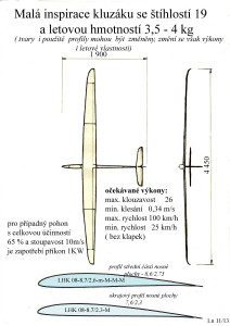 91 Malá inspirace kluzáku 4,45m