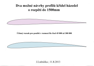 dva profily házedel do 1 500 mm