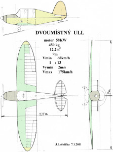 152 Dvoumístný ULL   9 m
