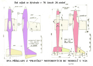 Z dřívějška u  RC modelů u nás