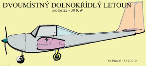 Dvoumístný dolnokřídlý letoun