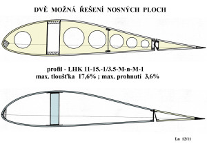 40 dvě možná řešení nosných ploch