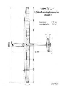 22 Rorýs 12 - 1. návrh