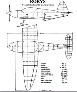 rorys-sportovni-dvoumistny-letoun